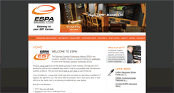 Desktop Screenshot of espa.org