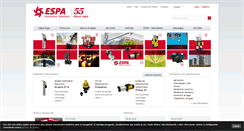 Desktop Screenshot of global.espa.com