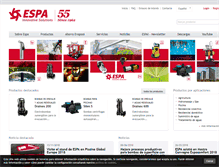 Tablet Screenshot of global.espa.com